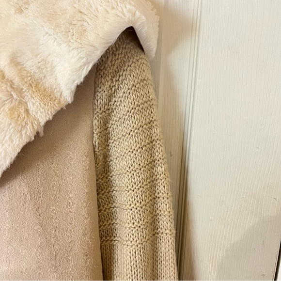 Angeleno Mixed Media Open Coat - Picture 7 of 16